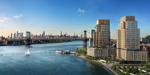 坐擁東河,展現陽光燦爛的生活美學:One Williamsburg Wharf